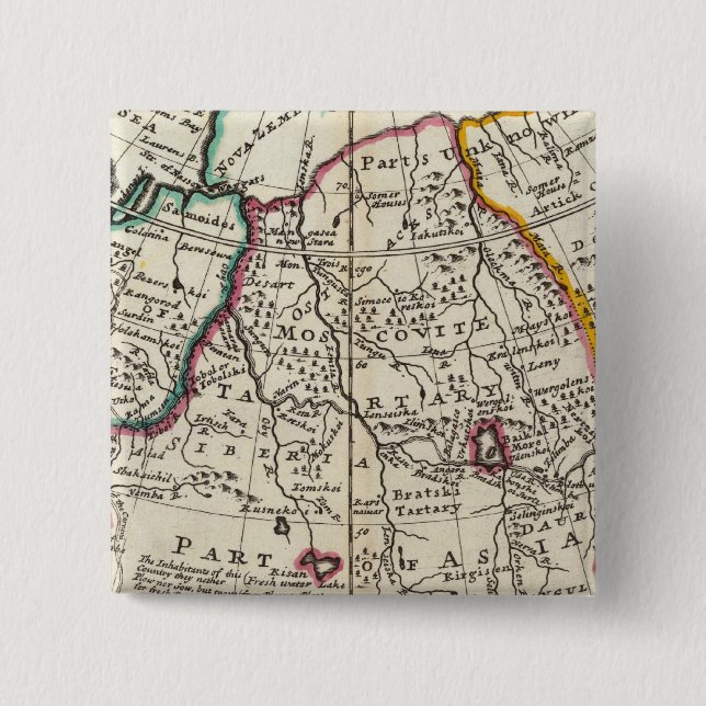 Ryssland, Kazakstan, Asien Knapp (Framsida)