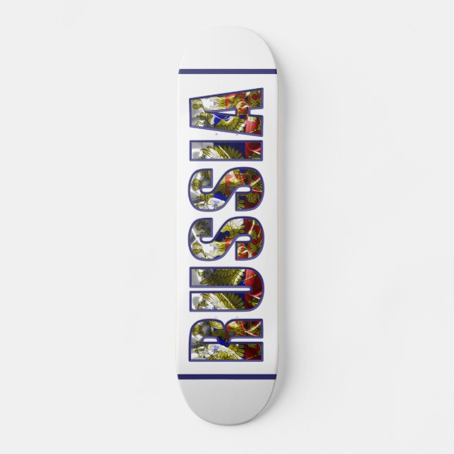 Ryssland Mini Skateboard Bräda 18,5 Cm (Framsida)