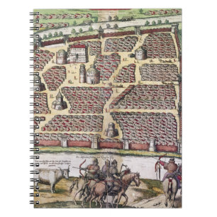 RYSSLAND: MOSCOW 1591 ANTECKNINGSBOK MED SPIRAL