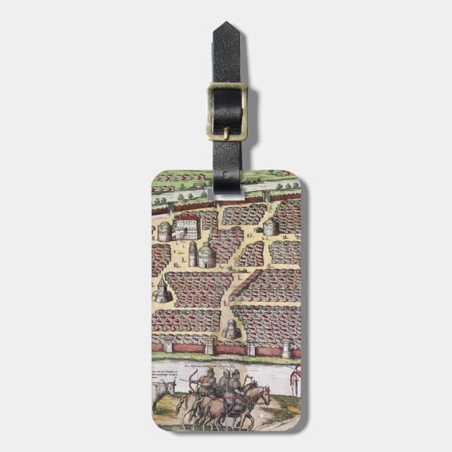 RYSSLAND: MOSCOW 1591 BAGAGEBRICKA (Vertikal Framsida)