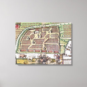 RYSSLAND: MOSCOW 1591 CANVASTRYCK
