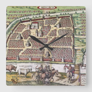RYSSLAND: MOSCOW 1591 FYRKANTIG KLOCKA