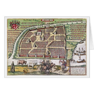 RYSSLAND: MOSCOW 1591 HÄLSNINGSKORT
