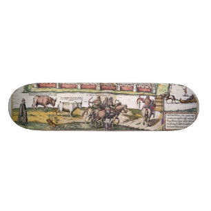 RYSSLAND: MOSCOW 1591 MINI SKATEBOARD BRÄDA 18,7 CM