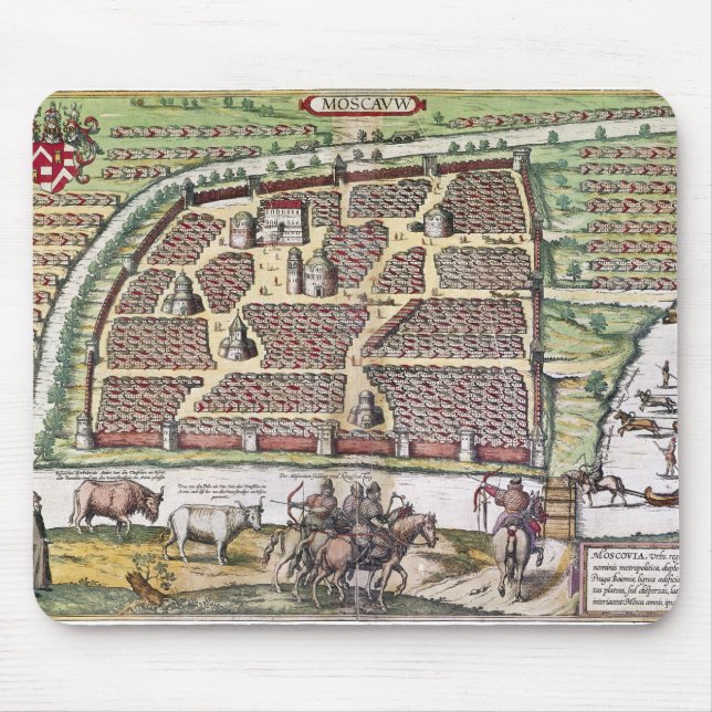 RYSSLAND: MOSCOW 1591 MUSMATTA (Framsidan)