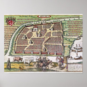 RYSSLAND: MOSCOW 1591 POSTER