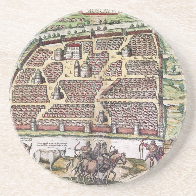 RYSSLAND: MOSCOW 1591 UNDERLÄGG (Framsidan)