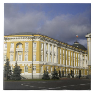 Ryssland, Moskva, Kreml, Senatsbyggnaden, Kakelplatta