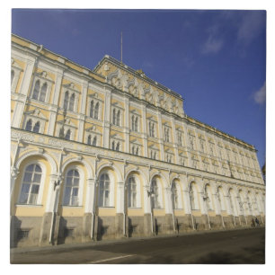 Ryssland, Moskva, Kreml, Stora Kremlpalatset Kakelplatta