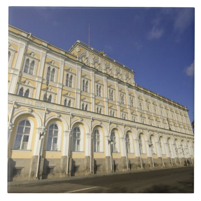 Ryssland, Moskva, Kreml, Stora Kremlpalatset Kakelplatta (Framsidan)