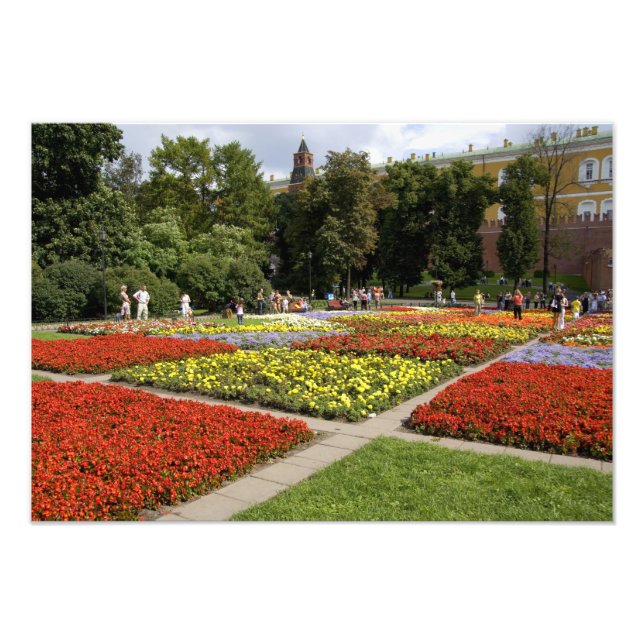 Ryssland, Moskva, Röda torget, Alexandrovsky Fototryck (Framsidan)