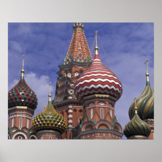Ryssland, Moskva, Röda torget, berömd lök från St. Poster