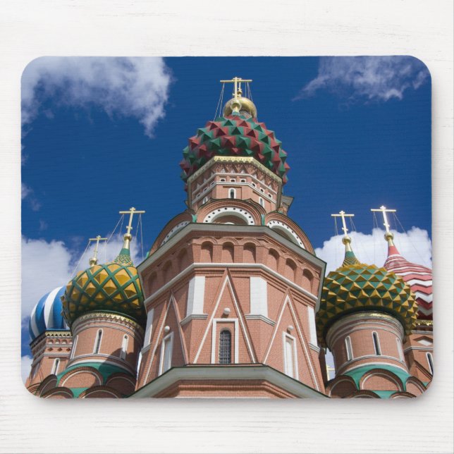 Ryssland, Moskva, Röda torget. St. Basils 2 Musmatta (Framsidan)