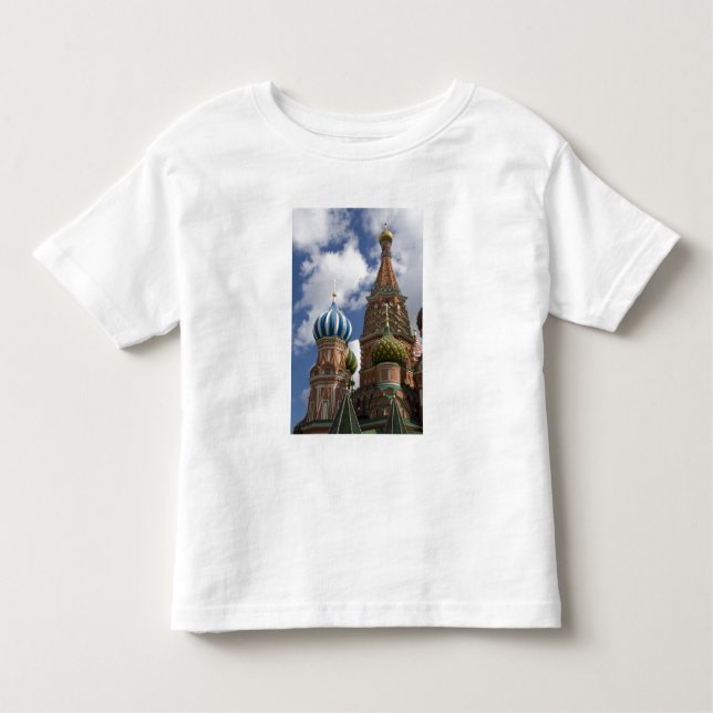 Ryssland, Moskva, Röda torget. St. Basil's 4 Tee Shirt (Framsida)