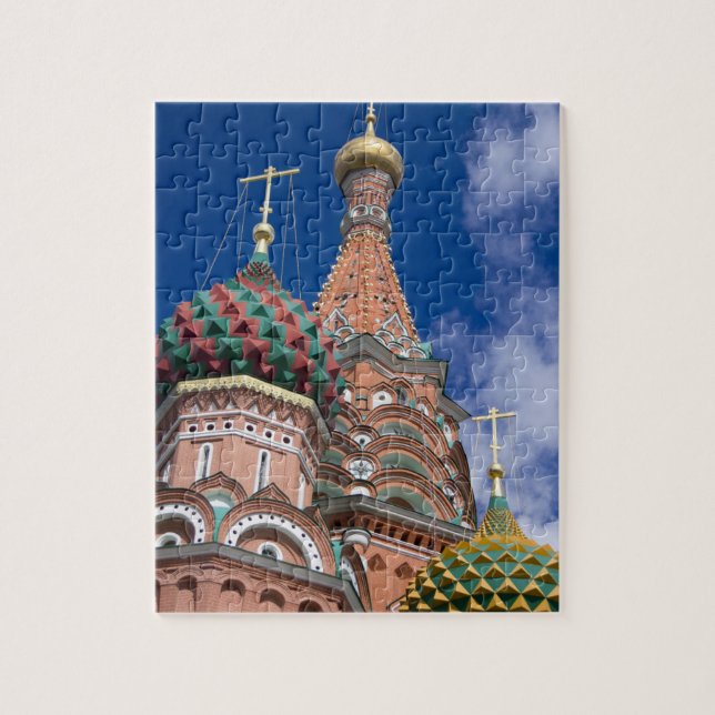 Ryssland, Moskva, Röda torget. St. Basil's 5 Pussel (Vertikal)