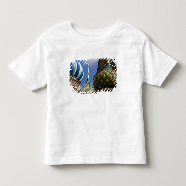 Ryssland, Moskva, Röda torget. St. Basil's Tee Shirt (Framsida)
