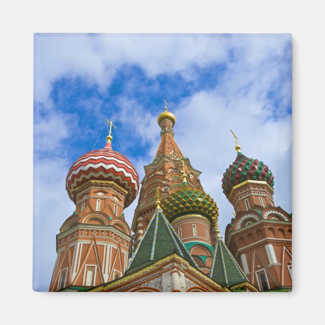 Ryssland, Moskva, Röda torget, Vasilijkatedralen Magnet (Framsidan)