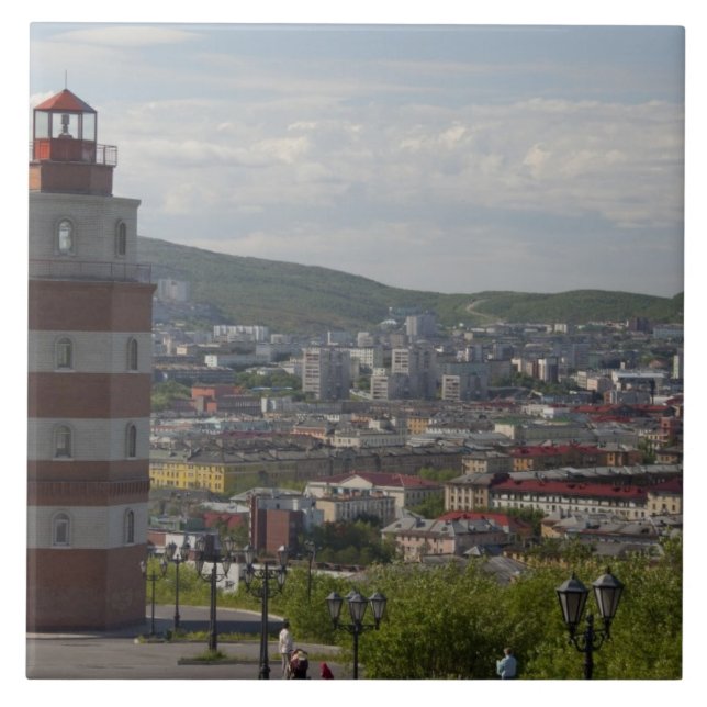 Ryssland, Murmansk. Största staden norr om den Kakelplatta (Framsidan)