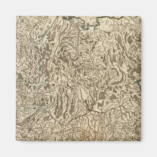 Ryssland och Asien Magnet (Framsidan)