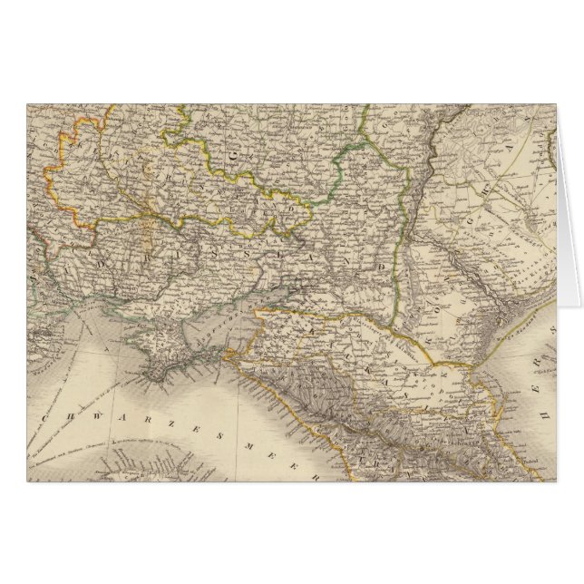 Ryssland och Europa 3 Hälsningskort (Framsidan Horizontal)