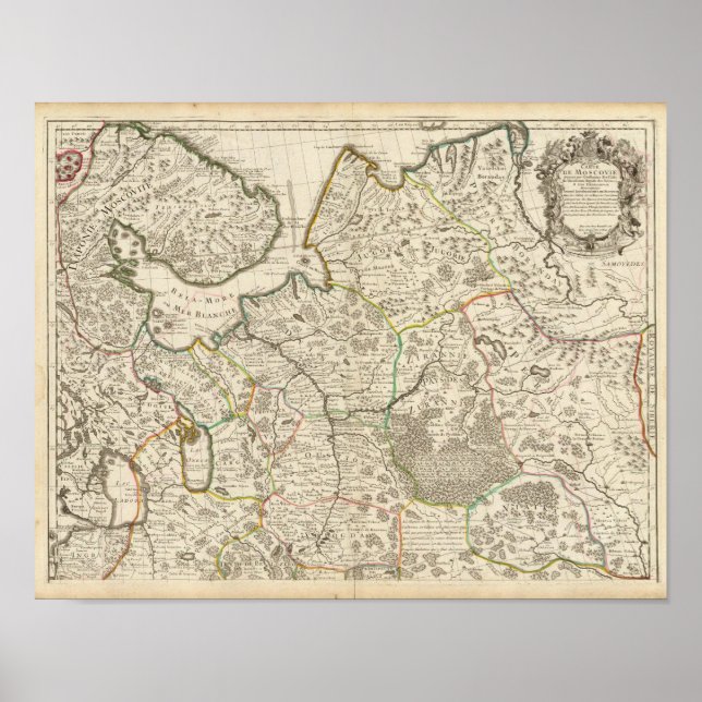 Ryssland och Europa 4 Poster (Framsidan)