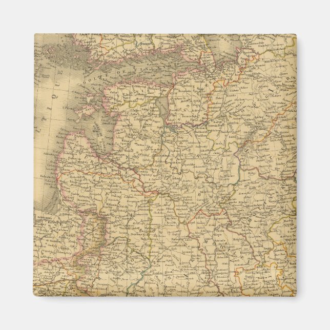 Ryssland och Polen Magnet (Framsidan)