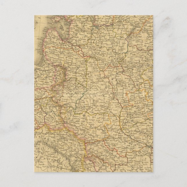 Ryssland och Polen Vykort (Framsida)