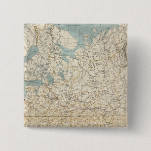 Ryssland och Polens Atlas Karta Knapp