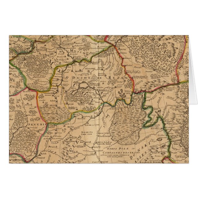 Ryssland och Ukraina Hälsningskort (Framsidan Horizontal)