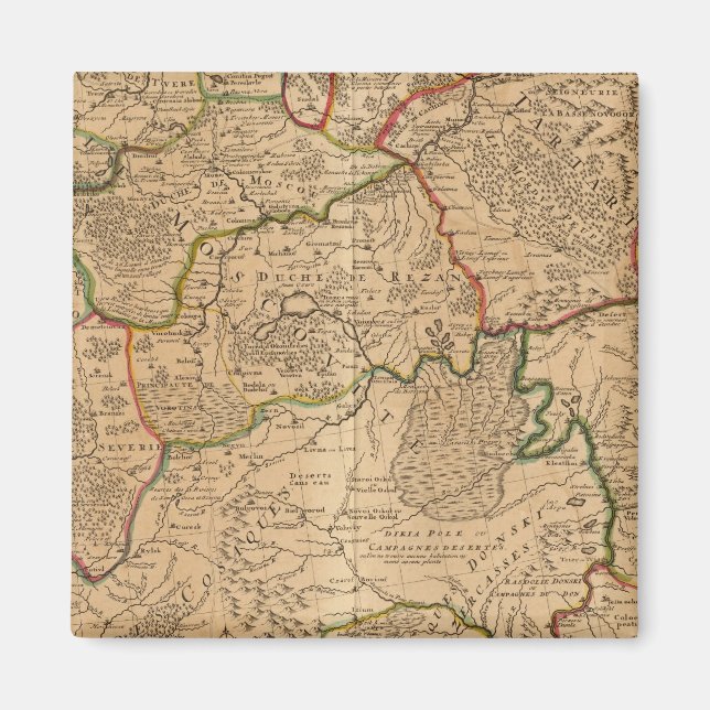 Ryssland och Ukraina Magnet (Framsidan)