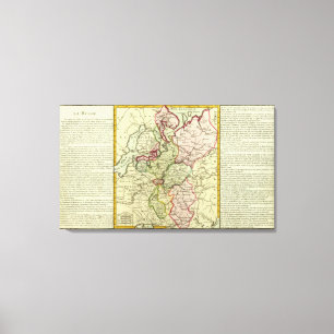 Ryssland och Urkraine Canvastryck