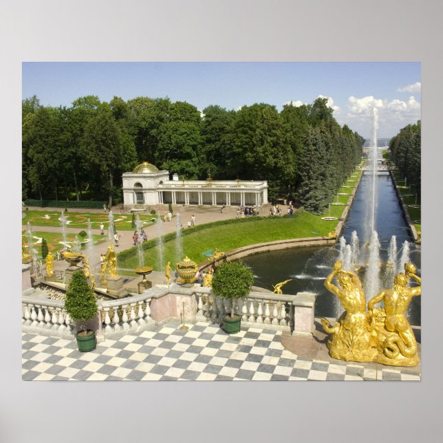 Ryssland. Petrodvorets. Peterhof Palace. Peter the Poster (Framsidan)