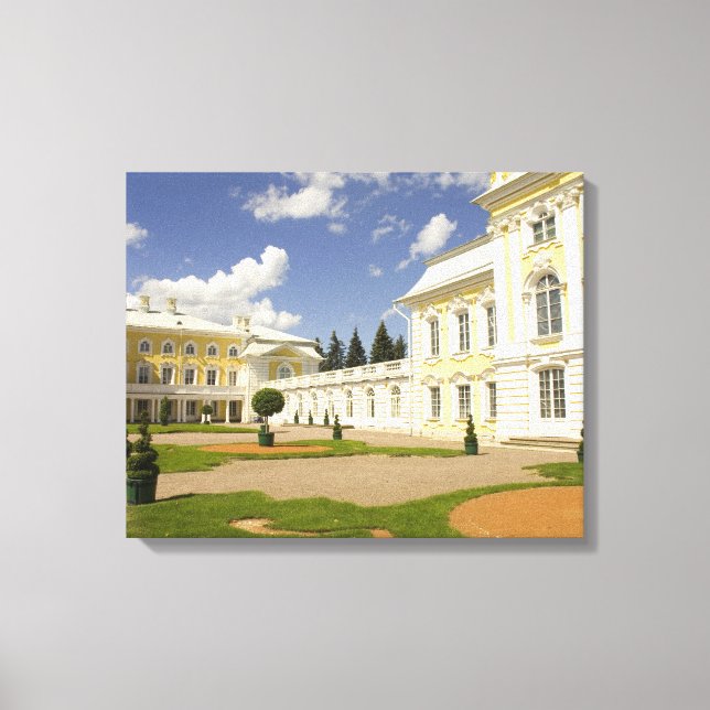 Ryssland. Petrodvorets. Peterhofpalatset. Peter de Canvastryck (Framsida)