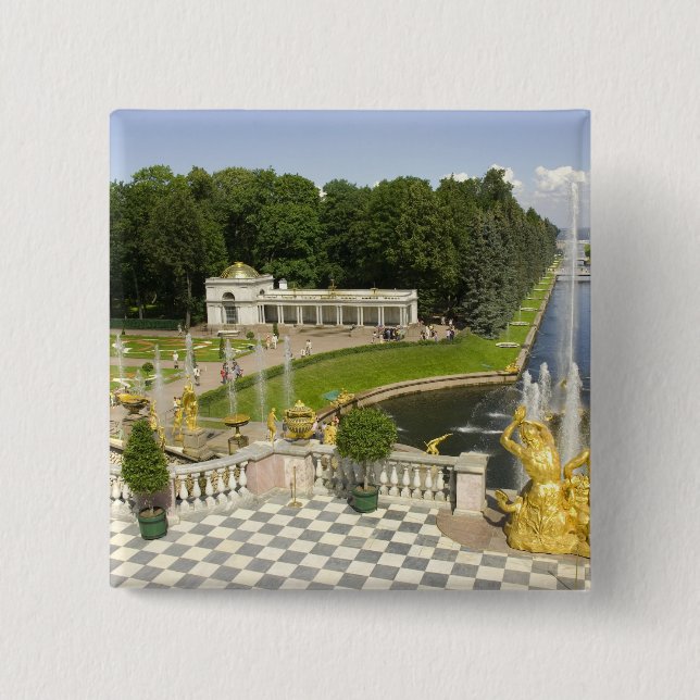 Ryssland. Petrodvorets. Peterhofpalatset. Peter de Knapp (Framsida)