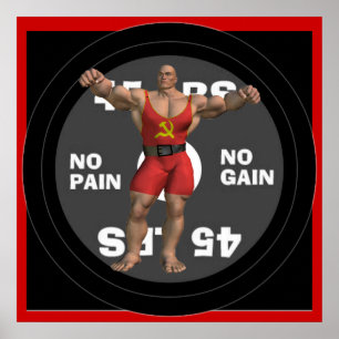 Ryssland Powerlifter Poster