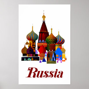 Ryssland reser affischen poster
