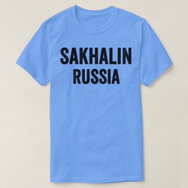Ryssland Sakhalin T Shirt (Design framsida)