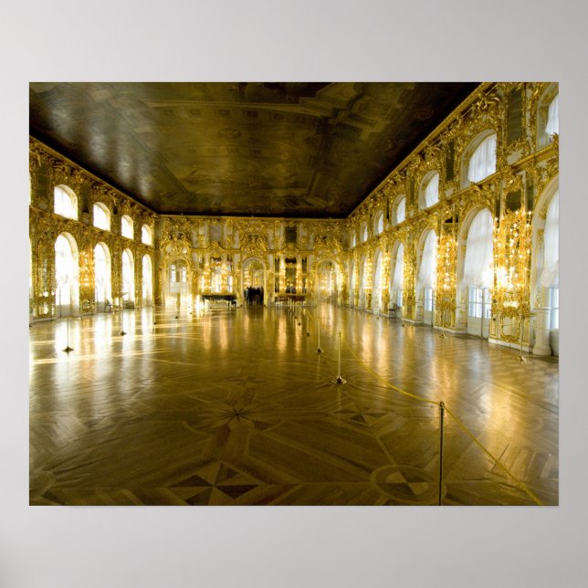 Ryssland, Sankt Petersburg, Catherine's Palace (al Poster (Framsidan)