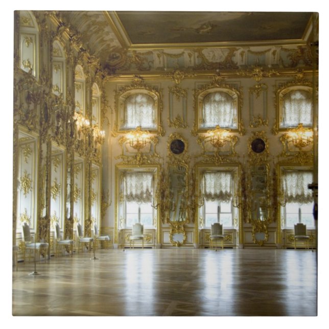 Ryssland, Sankt Petersburg, Peterhof Palace (alias Kakelplatta (Framsidan)