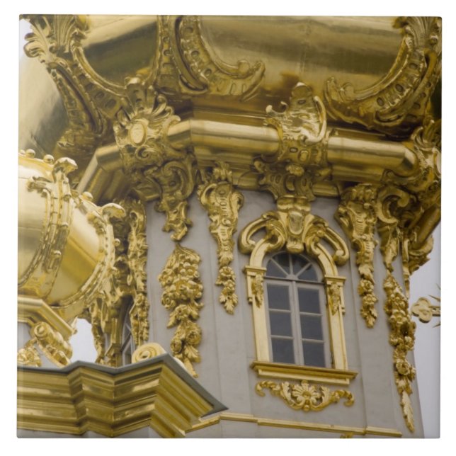 Ryssland, Sankt Petersburg, Peterhof Palace (alias Kakelplatta (Framsidan)