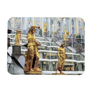 Ryssland, Sankt Petersburg, Peterhof, Samson och Magnet