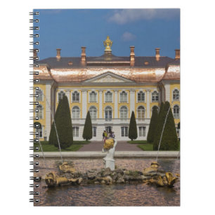 Ryssland, Sankt Petersburg, Peterhof, Stora Palats Anteckningsbok Med Spiral
