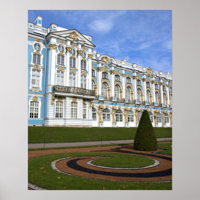 Ryssland, Sankt Petersburg, Pushkin, Catherine Poster (Framsidan)