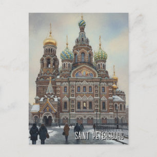 Ryssland Sankt Petersburg Resa Vykort