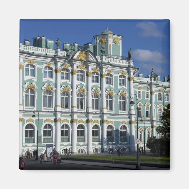 Ryssland, Sankt Petersburg, vinterpalatset, de 2 Magnet (Framsidan)