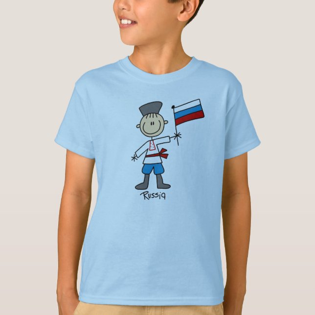 Ryssland skjorta tee shirt (Framsida)