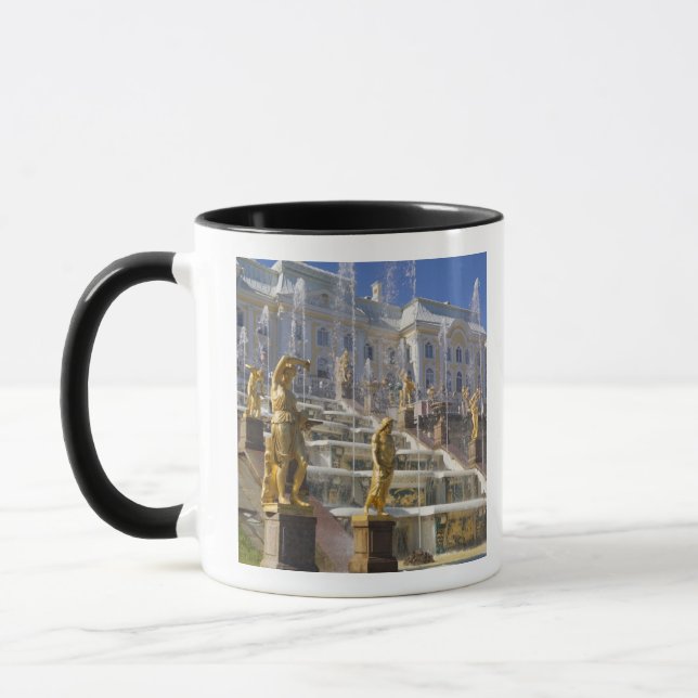 Ryssland, St. Petersburg, Den stora kaskaden, Mugg (Vänster)