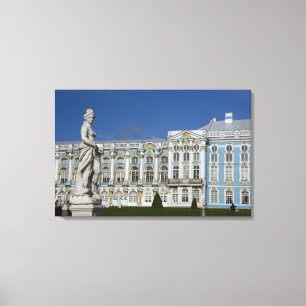 Ryssland, St. Petersburg, Katarinapalatset (även k Canvastryck