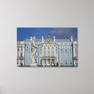 Ryssland, St. Petersburg, Katarinapalatset (även k Canvastryck