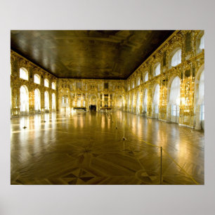 Ryssland, St. Petersburg, Katarinapalatset (även k Poster